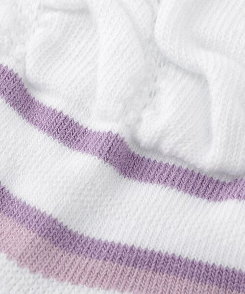 adabat / アダバット ソックス | ボーダーフレンチショートソックス | 詳細5