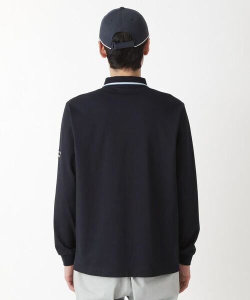 adabat / アダバット ポロシャツ | ハイゲージカノコインレイ長袖ポロシャツ | 詳細15