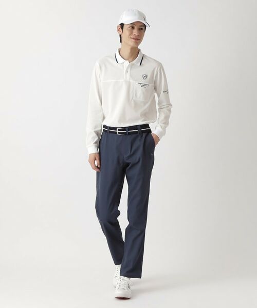 adabat / アダバット ポロシャツ | ハイゲージカノコインレイ長袖ポロシャツ | 詳細2