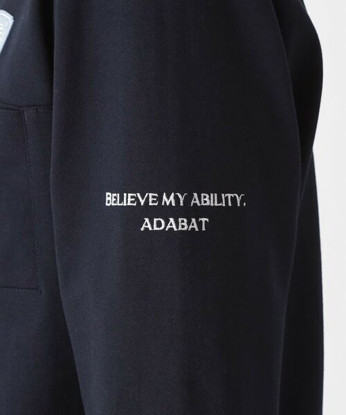 adabat / アダバット ポロシャツ | ハイゲージカノコインレイ長袖ポロシャツ | 詳細20