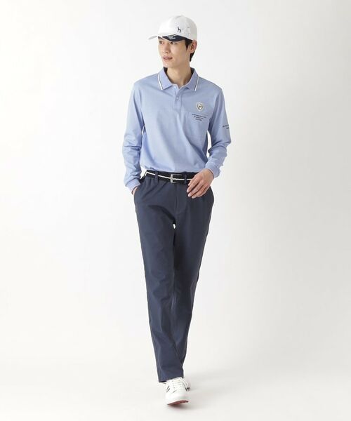 adabat / アダバット ポロシャツ | ハイゲージカノコインレイ長袖ポロシャツ | 詳細6