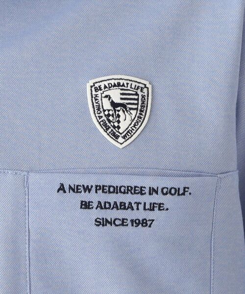 adabat / アダバット ポロシャツ | ハイゲージカノコインレイ長袖ポロシャツ | 詳細8