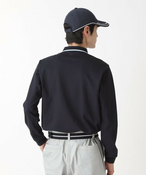 adabat / アダバット ポロシャツ | ハイゲージカノコインレイ長袖ポロシャツ | 詳細9