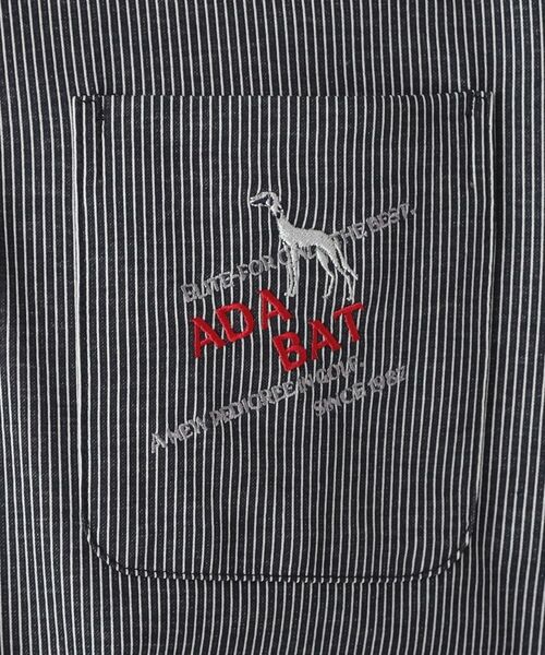 adabat / アダバット ポロシャツ | ファインストライプ長袖ポロシャツ | 詳細12