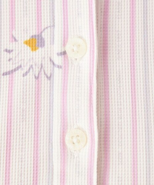 adabat / アダバット ポロシャツ | ストライプフラワー長袖ポロシャツ | 詳細15