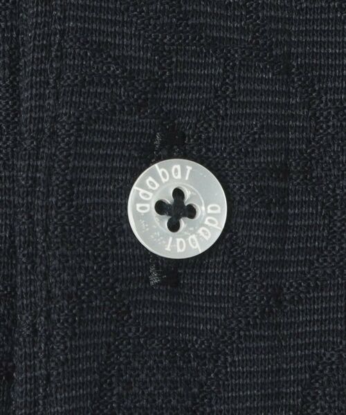 adabat / アダバット ポロシャツ | ボタニカルジャカード長袖ポロシャツ | 詳細22