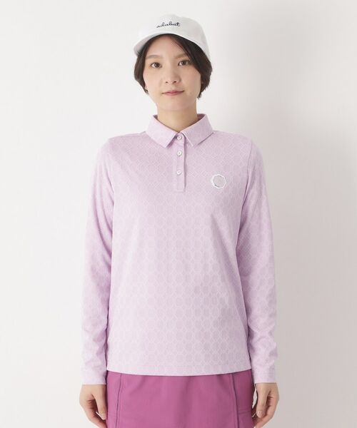 adabat / アダバット ポロシャツ | 3Dジャカード長袖ポロシャツ | 詳細22