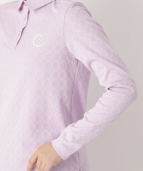 adabat / アダバット ポロシャツ | 3Dジャカード長袖ポロシャツ | 詳細27