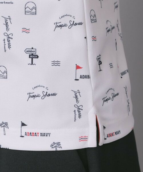 adabat / アダバット カットソー | 【ADABAT NAVY】ロゴサマープリント半袖ポロシャツ | 詳細23