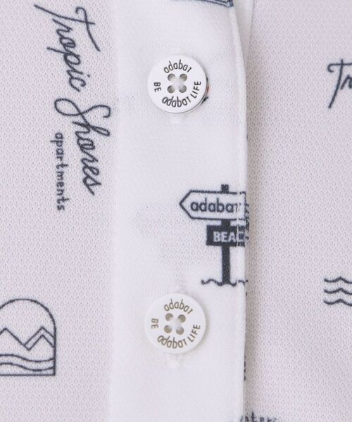 adabat / アダバット カットソー | 【ADABAT NAVY】ロゴサマープリント半袖ポロシャツ | 詳細24