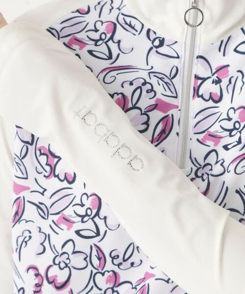 adabat / アダバット カットソー | ラインフラワープリントハーフジッププルオーバー | 詳細19