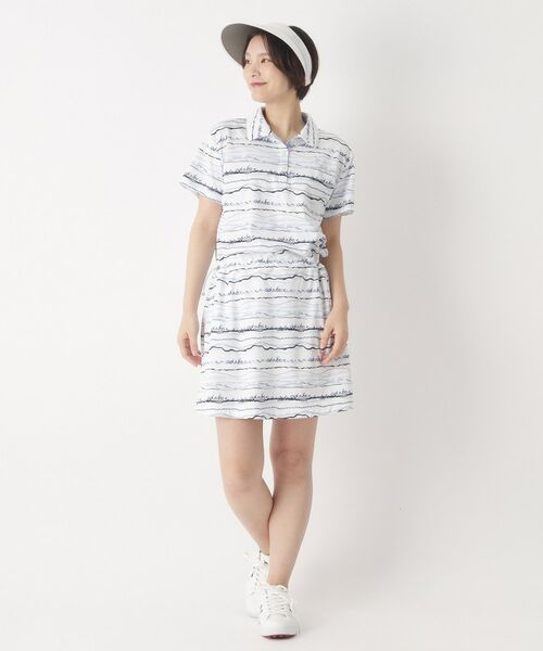 adabat / アダバット ワンピース | クールコアウエイブボーダーワンピース | 詳細10