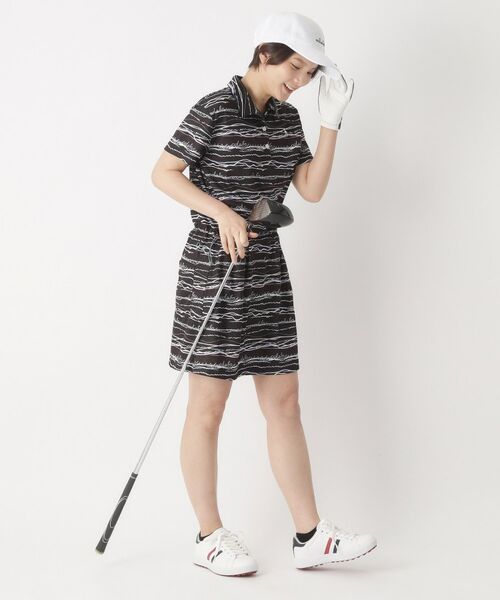 adabat / アダバット ワンピース | クールコアウエイブボーダーワンピース | 詳細3