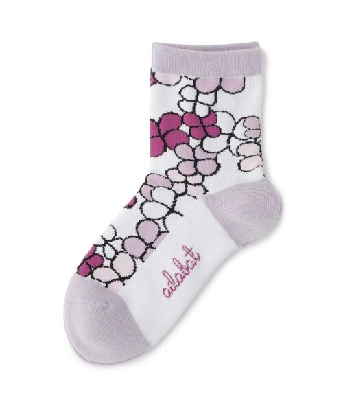 adabat / アダバット ソックス | フラワーショートソックス（ライトピンク(170)）