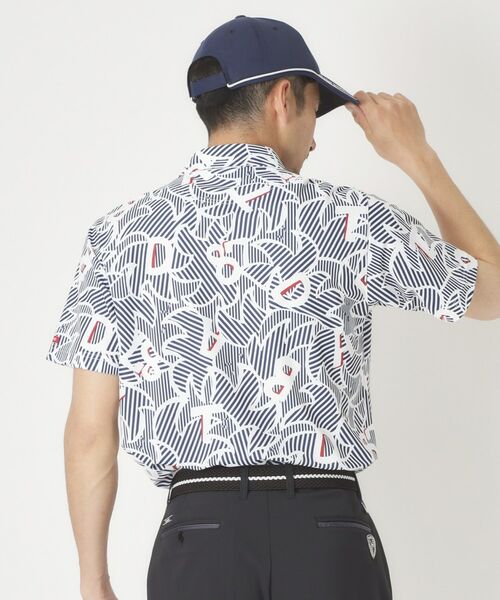 adabat / アダバット ポロシャツ | 【吸水速乾】ウェーブロゴ半袖ポロシャツ | 詳細1