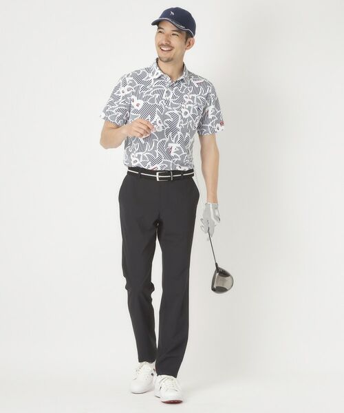 adabat / アダバット ポロシャツ | 【吸水速乾】ウェーブロゴ半袖ポロシャツ | 詳細2