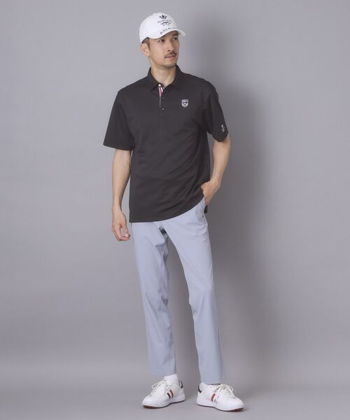 adabat / アダバット ポロシャツ | 【ADABAT NAVY】吸水速乾/UVカット シャダンカノコエンブレム半袖ポロシャツ | 詳細11