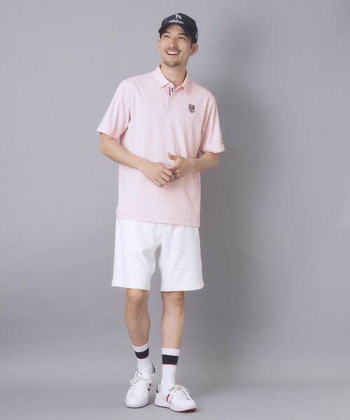 adabat / アダバット ポロシャツ | 【ADABAT NAVY】吸水速乾/UVカット シャダンカノコエンブレム半袖ポロシャツ | 詳細14