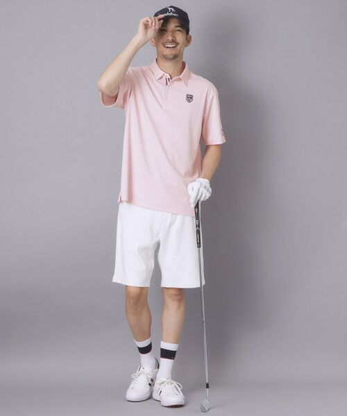 adabat / アダバット ポロシャツ | 【ADABAT NAVY】吸水速乾/UVカット シャダンカノコエンブレム半袖ポロシャツ | 詳細15