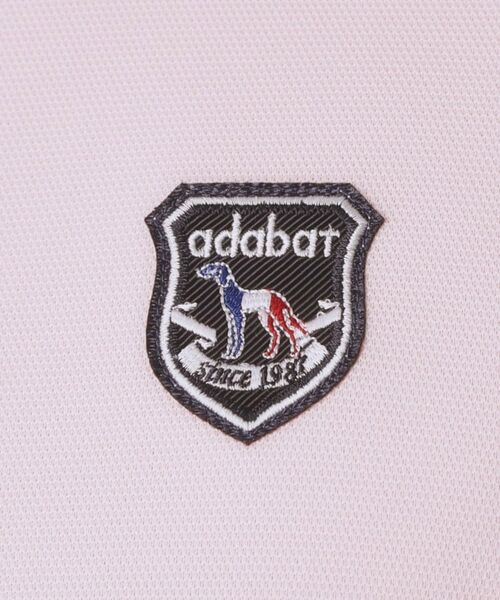 adabat / アダバット ポロシャツ | 【ADABAT NAVY】吸水速乾/UVカット シャダンカノコエンブレム半袖ポロシャツ | 詳細16
