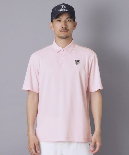 adabat / アダバット ポロシャツ | 【ADABAT NAVY】吸水速乾/UVカット シャダンカノコエンブレム半袖ポロシャツ | 詳細17