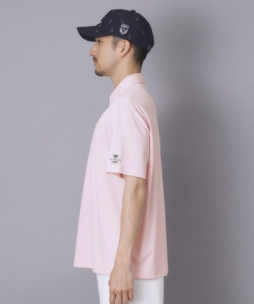 adabat / アダバット ポロシャツ | 【ADABAT NAVY】吸水速乾/UVカット シャダンカノコエンブレム半袖ポロシャツ | 詳細18