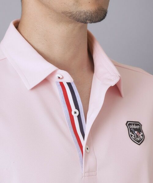 adabat / アダバット ポロシャツ | 【ADABAT NAVY】吸水速乾/UVカット シャダンカノコエンブレム半袖ポロシャツ | 詳細21