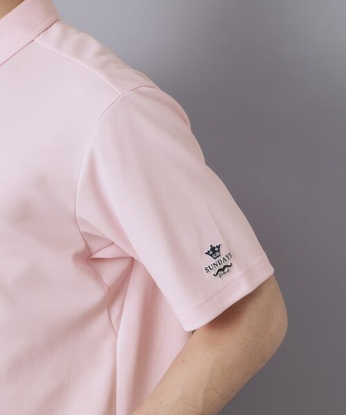 adabat / アダバット ポロシャツ | 【ADABAT NAVY】吸水速乾/UVカット シャダンカノコエンブレム半袖ポロシャツ | 詳細22