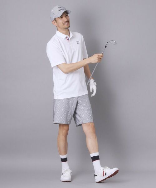 adabat / アダバット ポロシャツ | 【ADABAT NAVY】吸水速乾/UVカット シャダンカノコエンブレム半袖ポロシャツ | 詳細5