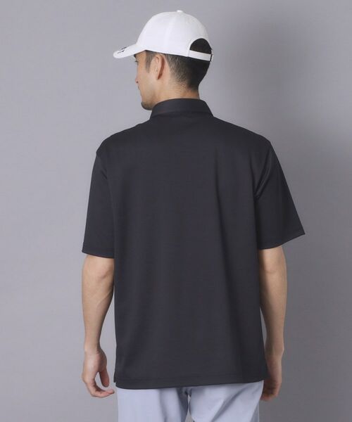 adabat / アダバット ポロシャツ | 【ADABAT NAVY】吸水速乾/UVカット シャダンカノコエンブレム半袖ポロシャツ | 詳細9