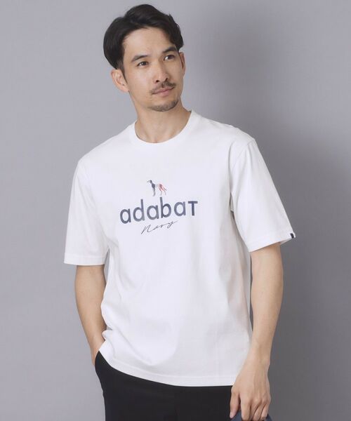 adabat / アダバット Tシャツ | 【ADABAT NAVY】アイスクリアコットン半袖ロゴT | 詳細1