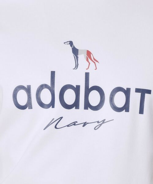 adabat / アダバット Tシャツ | 【ADABAT NAVY】アイスクリアコットン半袖ロゴT | 詳細4