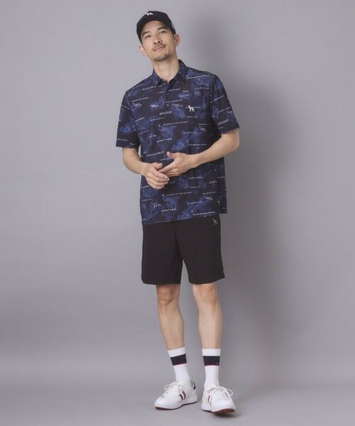 adabat / アダバット ポロシャツ | 【ADABAT NAVY】エアロフォトリンクスプリント半袖ポロシャツ | 詳細10