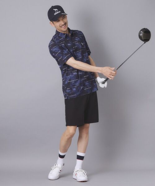 adabat / アダバット ポロシャツ | 【ADABAT NAVY】エアロフォトリンクスプリント半袖ポロシャツ | 詳細11
