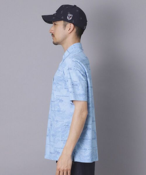 adabat / アダバット ポロシャツ | 【ADABAT NAVY】吸水速乾/UVカット エアロフォトリンクスプリント半袖ポロシャツ | 詳細20
