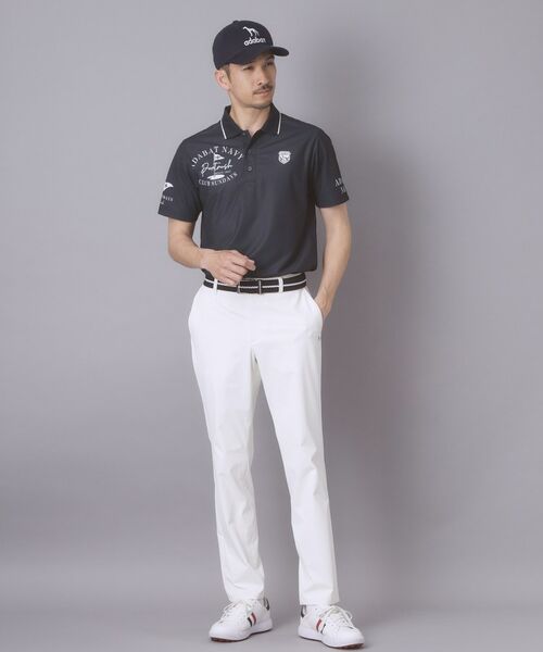 adabat / アダバット ポロシャツ | 【ADABAT NAVY】吸水速乾/UVカット カノコグラフィックロゴ半袖ポロシャツ | 詳細14