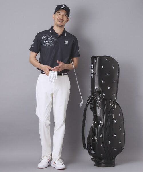 adabat / アダバット ポロシャツ | 【ADABAT NAVY】吸水速乾/UVカット カノコグラフィックロゴ半袖ポロシャツ | 詳細15