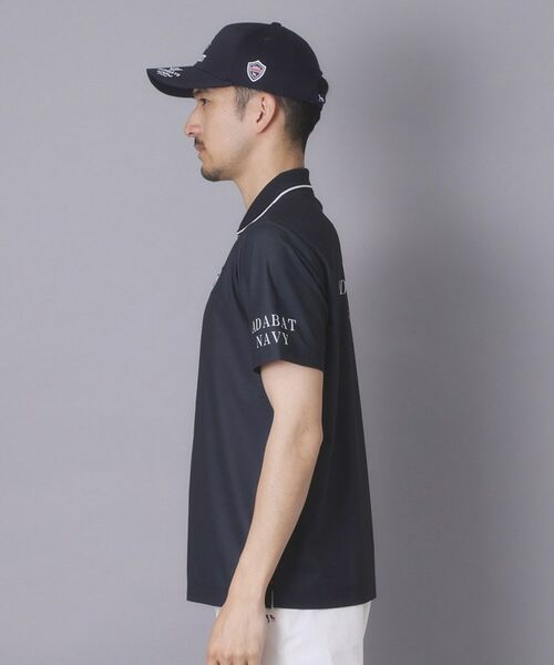 adabat / アダバット ポロシャツ | 【ADABAT NAVY】吸水速乾/UVカット カノコグラフィックロゴ半袖ポロシャツ | 詳細18