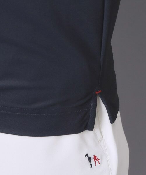 adabat / アダバット ポロシャツ | 【ADABAT NAVY】吸水速乾/UVカット カノコグラフィックロゴ半袖ポロシャツ | 詳細25