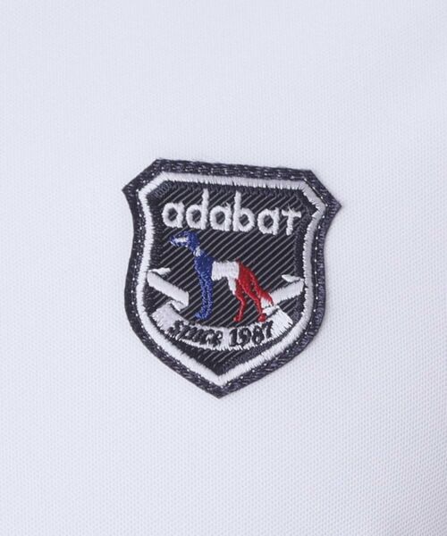 adabat / アダバット ポロシャツ | 【ADABAT NAVY】吸水速乾/UVカット カノコグラフィックロゴ半袖ポロシャツ | 詳細8