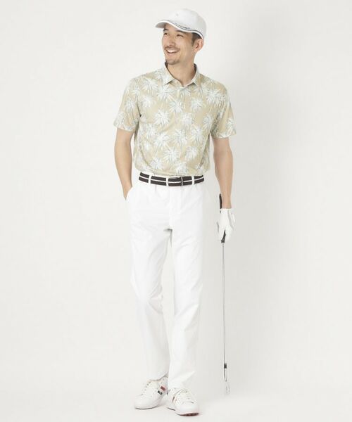 adabat / アダバット ポロシャツ | メッシュヤシプリント半袖ポロシャツ | 詳細11