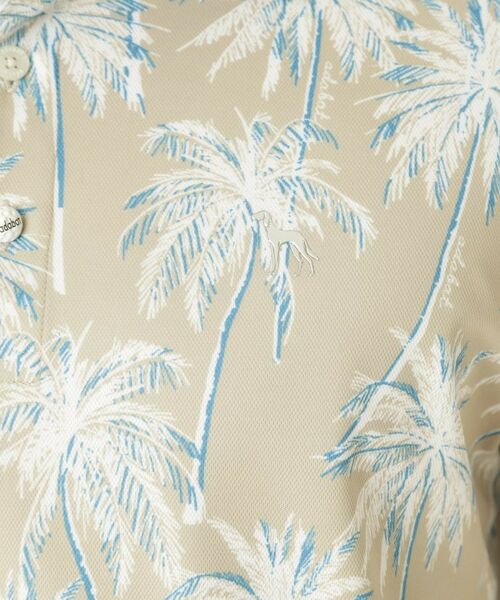 adabat / アダバット ポロシャツ | メッシュヤシプリント半袖ポロシャツ | 詳細12