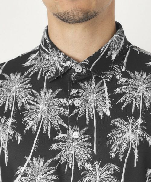 adabat / アダバット ポロシャツ | メッシュヤシプリント半袖ポロシャツ | 詳細16