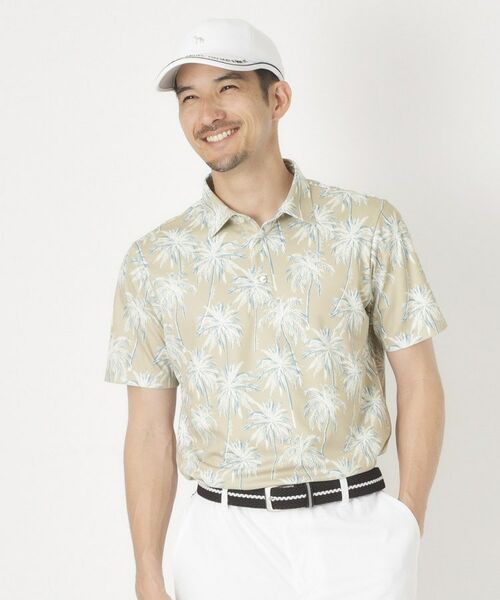 adabat / アダバット ポロシャツ | メッシュヤシプリント半袖ポロシャツ | 詳細9