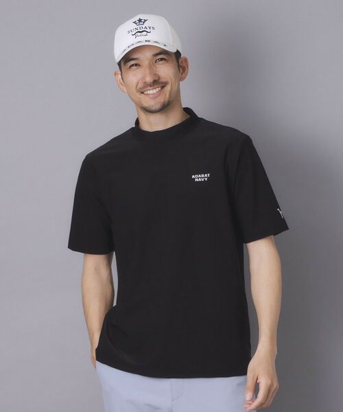 adabat / アダバット カットソー | 【ADABAT NAVY】AIR TOOL半袖モックT（ブラック(019)）