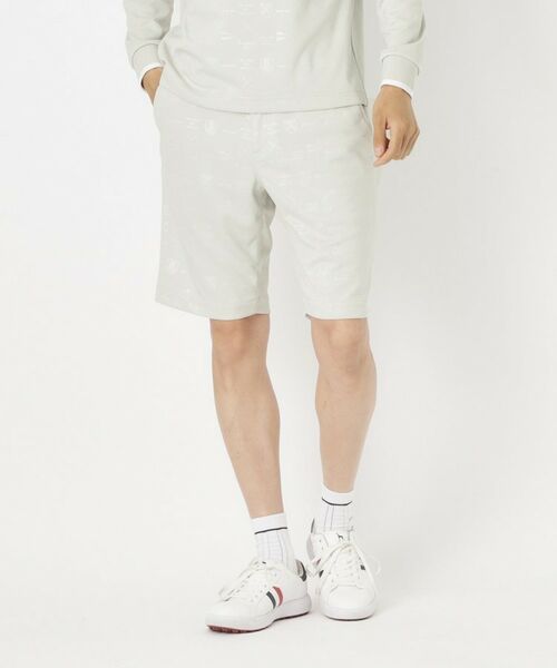 adabat / アダバット ショート・ハーフ・半端丈パンツ | クールコアエンボスハーフパンツ（ライトグレー(010)）