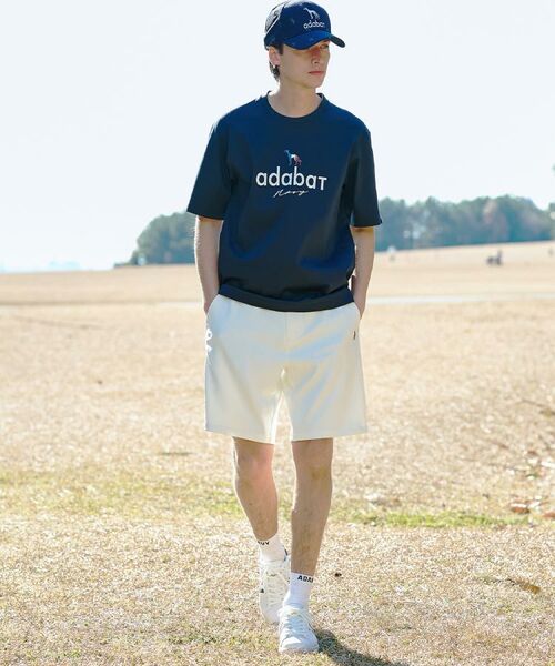 adabat / アダバット ショート・ハーフ・半端丈パンツ | 【ADABAT NAVY】吸水速乾/UVカット/接触冷感 フルダルハーフパンツ | 詳細1