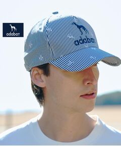 adabat / アダバット キャップ | 【ADABAT NAVY】飛び柄刺しゅうキャップ