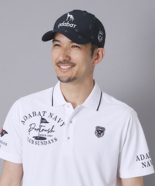 adabat / アダバット キャップ | 【ADABAT NAVY】飛び柄刺しゅうキャップ | 詳細4