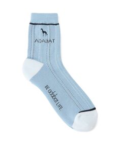 adabat / アダバット ソックス | ストライプメッシュショートソックス